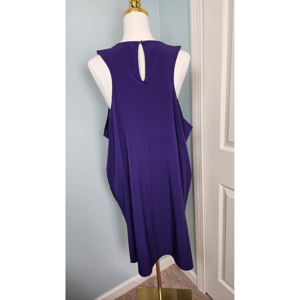 Ideology Sleeveless Midi Dress Women XXL Purple Casual - Picture 8 of 13